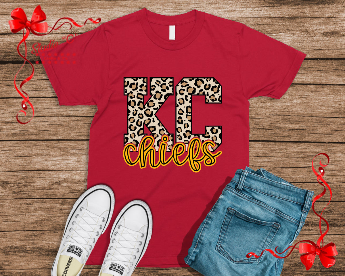 KC Chiefs Leopard – Studio C Crafts & T's