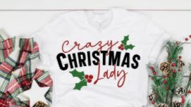 Crazy Christmas Lady