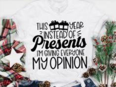 This year instead of giving presents I will give my opinion